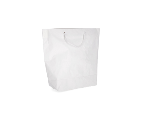 CUBA-2: 450 x 150 x 400 mm paper bag with fabric handles 2