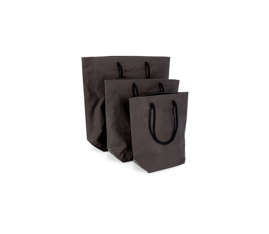 CUBA-1: 340 x 130 x 350 mm paper bag with fabric handles 15