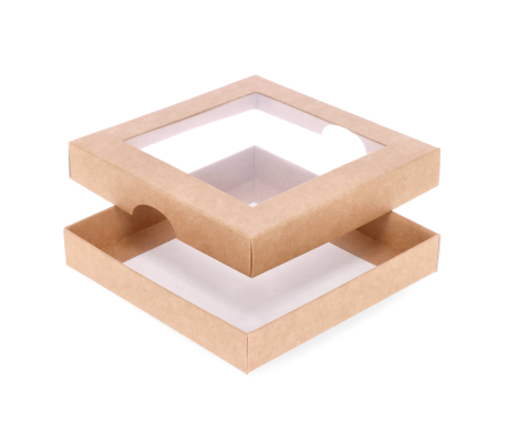 DD-11L: 120 x 120 x 20 mm<br>two part box with window 2