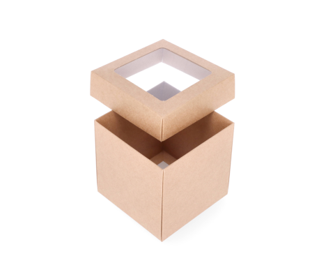 DDP-07L: 100 x 100 x 100 mm<br>two part box with window 2