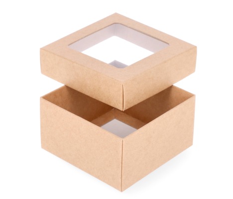 DDP-1L: 90 x 90 x 50 mm<br>two part box with window 1