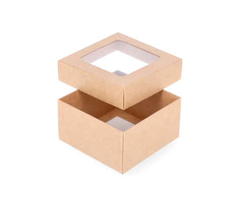 DDP-1L: 90 x 90 x 50 mm<br>two part box with window 2