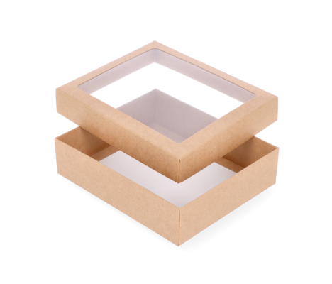 DDP-24L: 180 x 150 x 45 mm<br>two part box with window 2