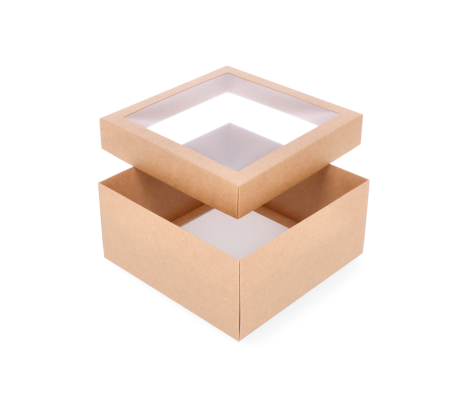 DDP-5L: 210 x 210 x 100 mm<br>two part box with window 3