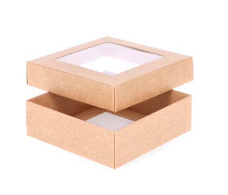 DDP-6L: 90 x 90 x 30 mm<br>two part box with window 2