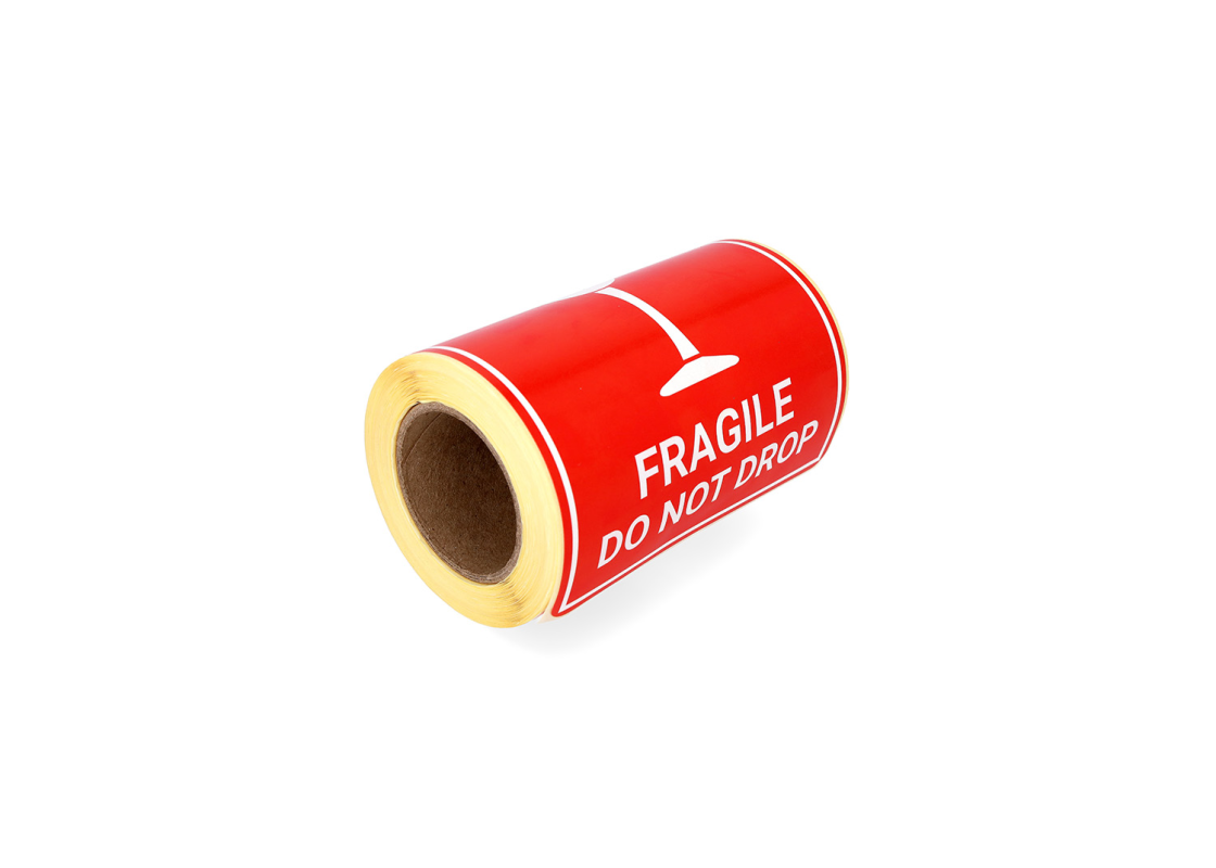 LIP-FRA/L<br>100 mm x 150 mm warning stickers FRAGILE<br>100 pcs. 2