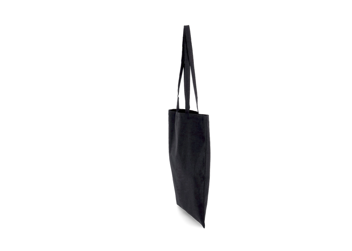 DROB-1/J<br>Black colour<br>Canvas Tote bag<br>380*420 mm, 1 pcs. 2