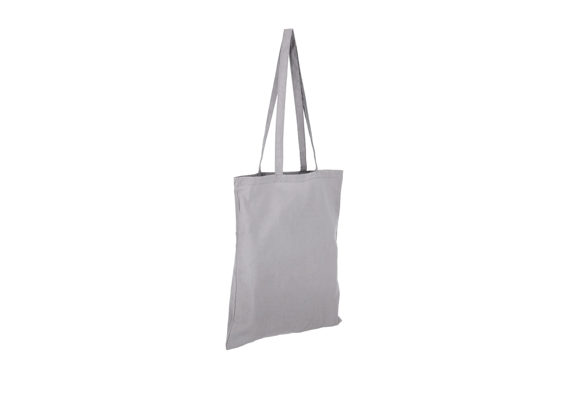 DROB-1/P<br>Grey colour<br>Canvas Tote bag<br>380*420 mm, 1 pcs. 1