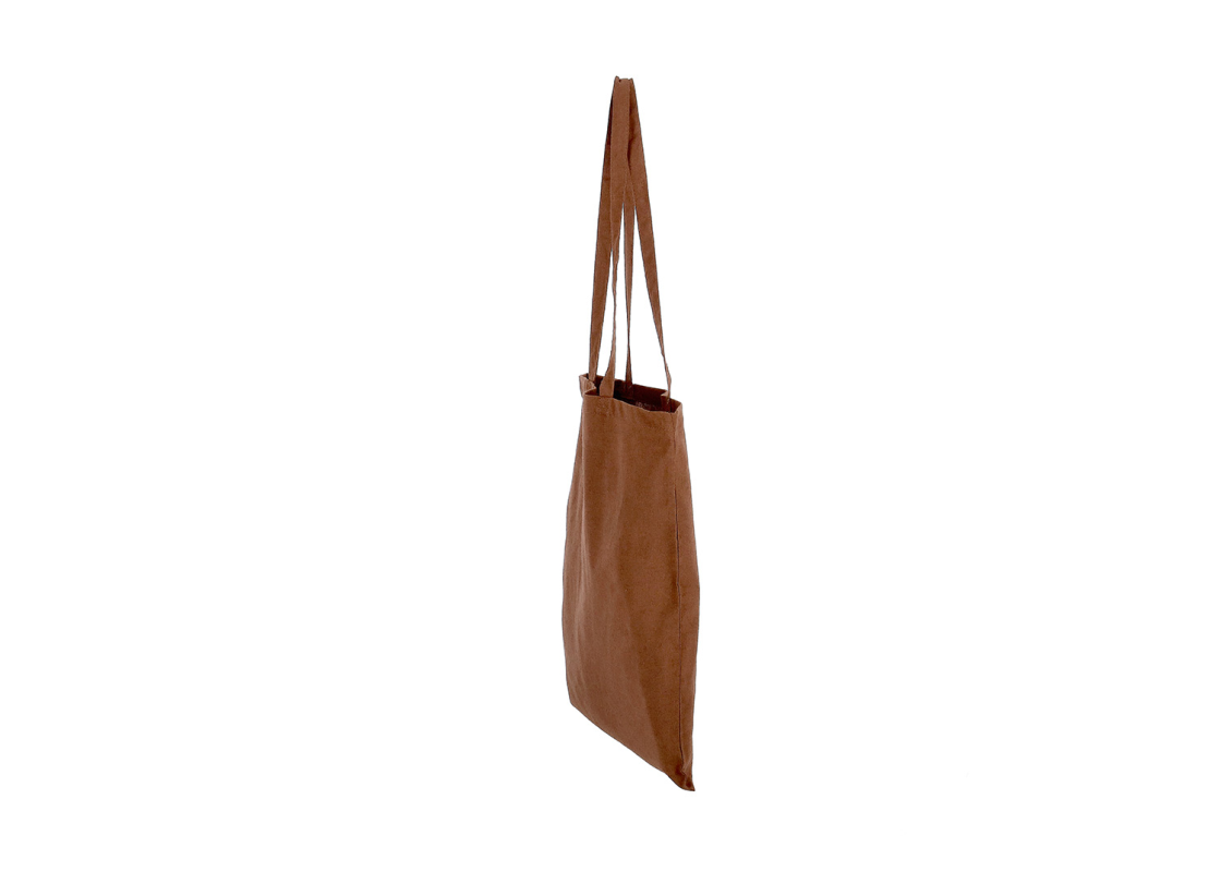 DROB-1/R<br>Brown colour<br>Canvas Tote bag<br>380*420 mm, 1 pcs. 2