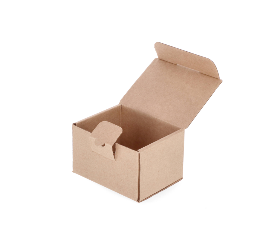 DU-1: 80 x 65 x 50 mm folding cardboard box FEFCO-0470 1