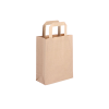 FLAT-1: 180 x 80 x 220 mm paper bag with flat paper handles 2