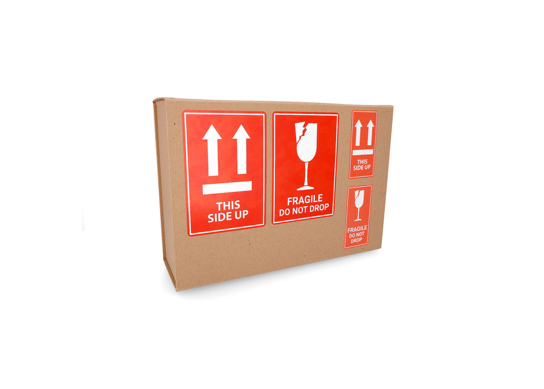 LIP-FRA/L<br>100 mm x 150 mm warning stickers FRAGILE<br>100 pcs. 4