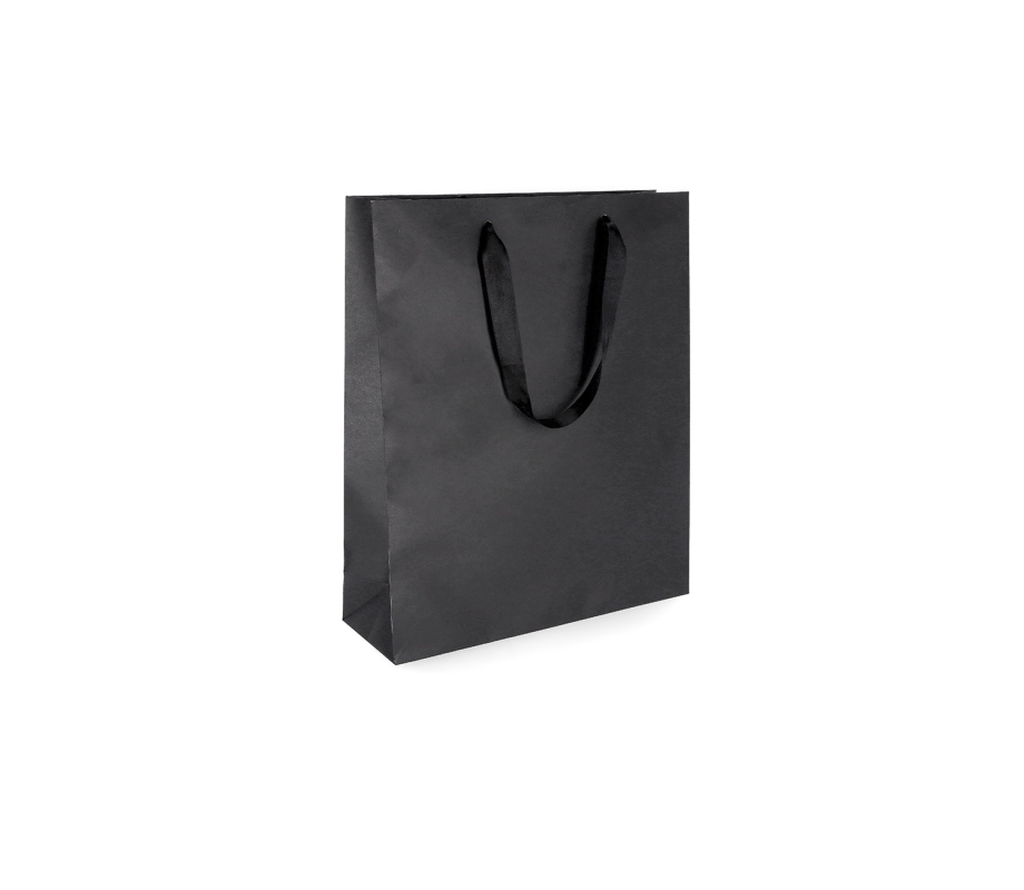 LUX-2: 300 x 100 x 360 mm Ribbon Handle Luxury Paper Bag 12