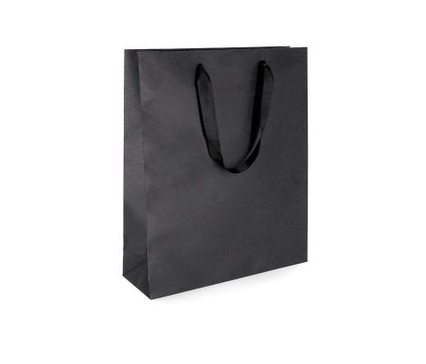 LUX-1: 220 x 100 x 300 mm Ribbon Handle Luxury Paper Bag 1