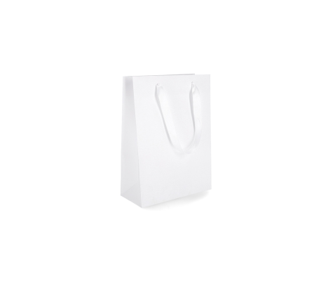 LUX-1: 220 x 100 x 300 mm Ribbon Handle Luxury Paper Bag 2