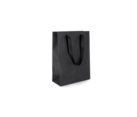 LUX-1: 220 x 100 x 300 mm Ribbon Handle Luxury Paper Bag 3