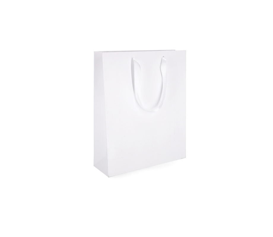 LUX-2: 300 x 100 x 360 mm Ribbon Handle Luxury Paper Bag 3