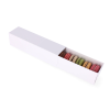 MAC-1/B: 200 x 50 x 50 mm, White color box for sweets and macarons cookies (10pcs) 2