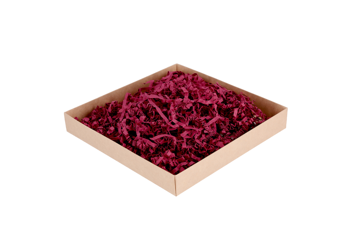 PDR-D4/1-BU: 1 kg.<br> Burgundy color shredded paper 1