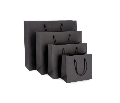 PREM-1: 200 x 100 x 180 mm paper bag with fabric handles 1