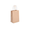 TW-1: 140 x 80 x 210 mm paper bag with twist paper handles 2