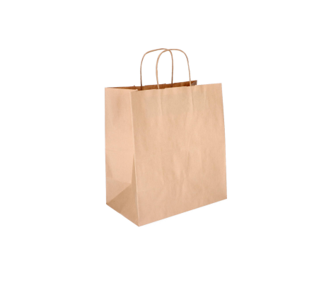 TW-7: 305 x 170 x 340 mm paper bag with twist paper handles 3