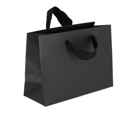 VIP-1: 300 x 120 x 220 mm paper bag with fabric handles 1